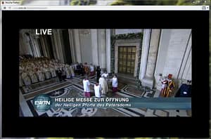 Bild: EWTN live